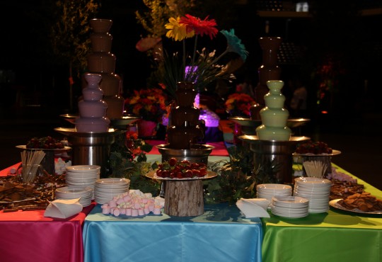 chocolate fountains